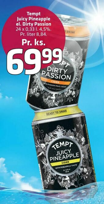 Fleggaard Tempt Juicy Pineapple el. Dirty Passion tilbud