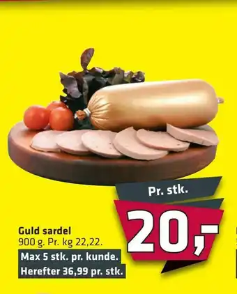 Fleggaard Guld sardel tilbud