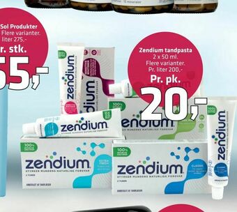 Fleggaard Zendium tandpasta tilbud