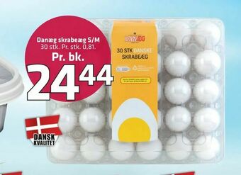 Fleggaard Danæg skrabeæg S/M tilbud