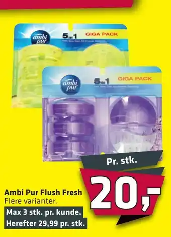 Fleggaard Ambi Pur Flush Fresh tilbud