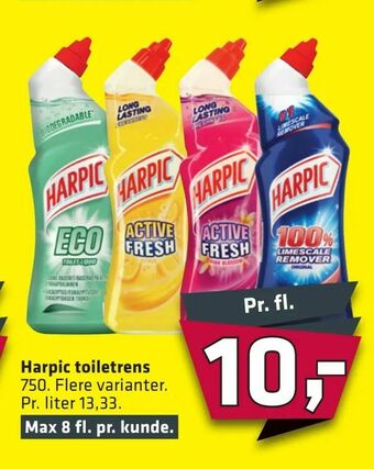 Fleggaard Harpic toiletrens tilbud
