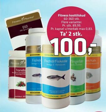 Fleggaard Fitness kosttilskud tilbud