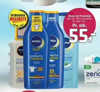 Fleggaard Nivea Sol Produkter tilbud