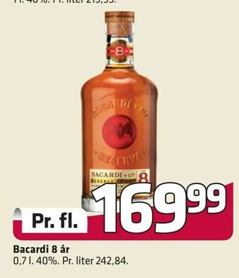 Fleggaard Bacardi 8 år tilbud