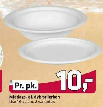 Fleggaard Middags- el. dyb tallerken tilbud