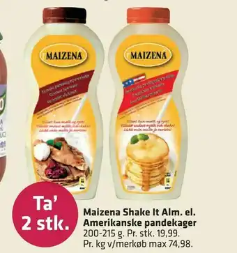 Maizena Shake It Alm. el. Amerikanske pandekager