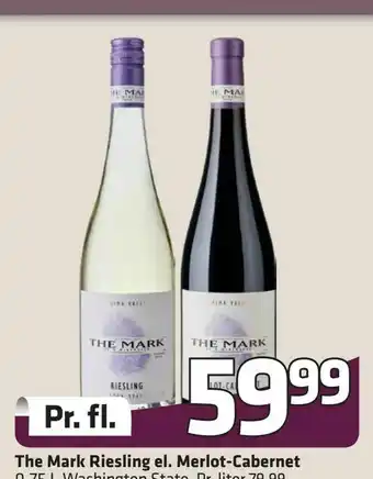 Fleggaard The Mark Riesling el. Merlot-Cabernet tilbud