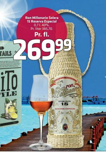 Ron Millonario Solera 15 Reserva Especial