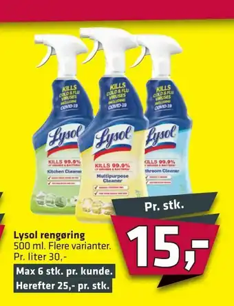 Lysol rengøring