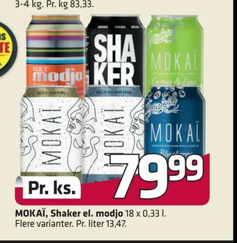 Fleggaard MOKAÏ, Shaker el. modjo tilbud