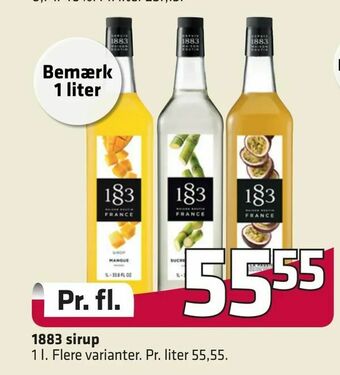 Fleggaard 1883 sirup tilbud