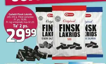 Fleggaard Carletti Finsk Lakrids tilbud
