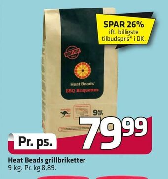 Fleggaard Heat Beads grillbriketter tilbud