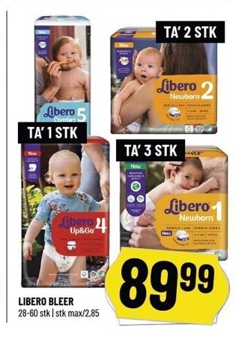 Løvbjerg Libero bleer tilbud