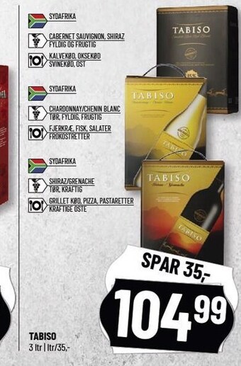 Løvbjerg Tabiso tilbud