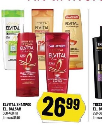 Løvbjerg Elvital shampoo el. balsam tilbud