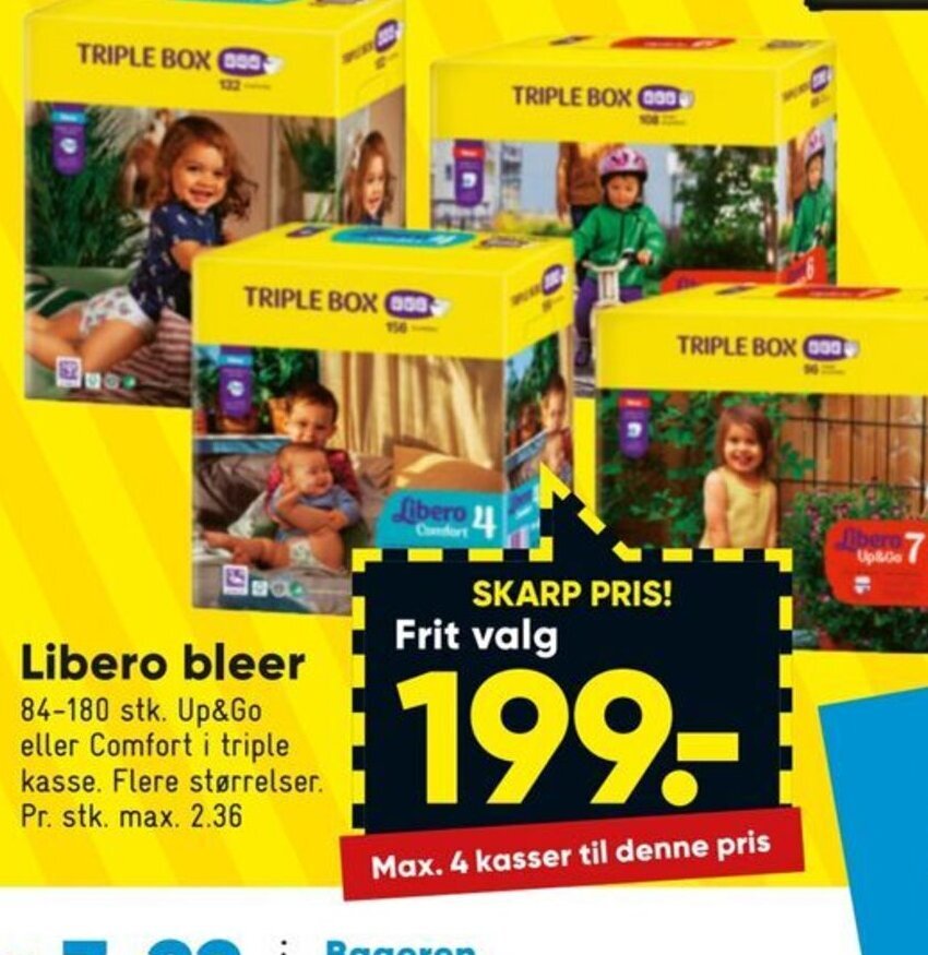 Bilka Libero bleer tilbud