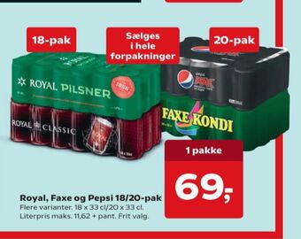 Dagli'Brugsen Pepsi max cola tilbud
