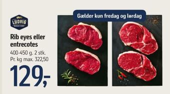 Føtex Ludvig ribeye tilbud
