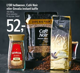 Føtex Cafe noir instant kaffe tilbud