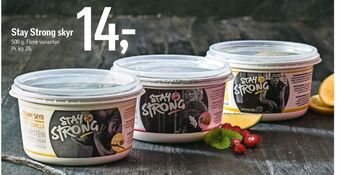 Føtex Stay strong skyr vanilje tilbud
