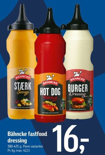 Føtex Bähncke ketchup tilbud