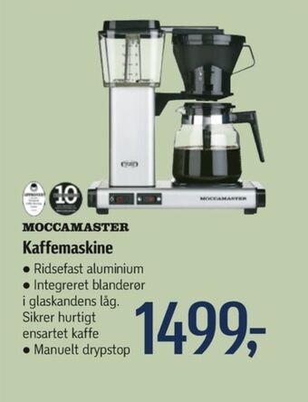 Føtex Moccamaster kaffemaskine tilbud