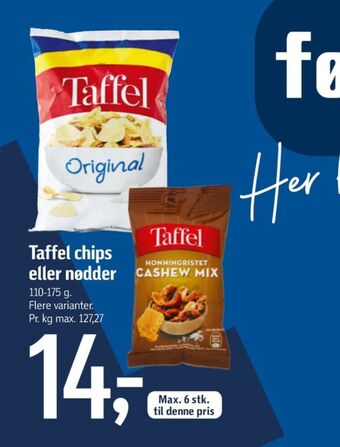 Føtex Taffel chips tilbud
