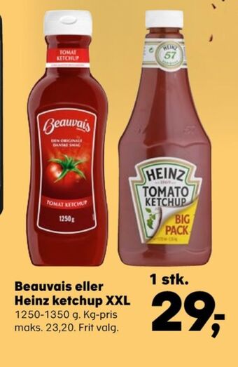 Kvickly Beauvais ketchup tilbud