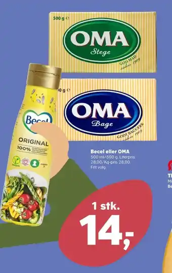 Oma margarine-fast bage