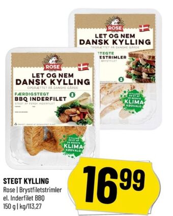 Løvbjerg Rose kyllingestrimler tilbud
