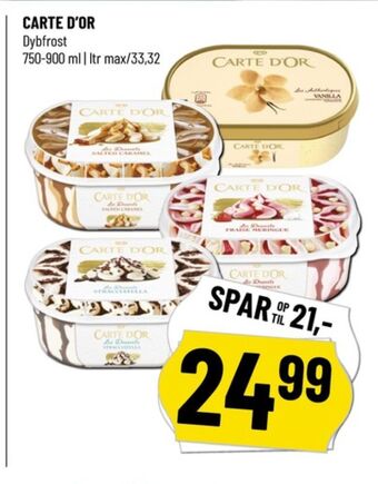 Løvbjerg Carte dor is tilbud