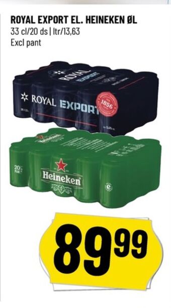 Løvbjerg Heineken øl tilbud