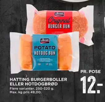 MENY Hatting pølsebrød tilbud