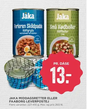 MENY Jaka færdigretter tilbud