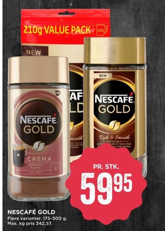 MENY Gold instant kaffe tilbud