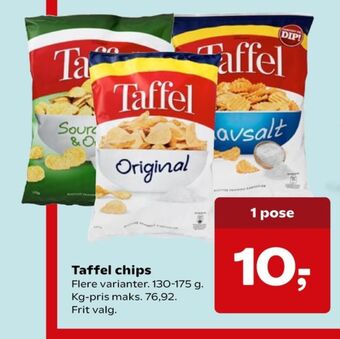 SuperBrugsen Taffel chips tilbud