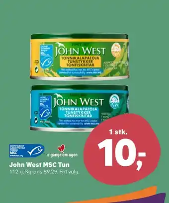 SuperBrugsen John west tun tilbud