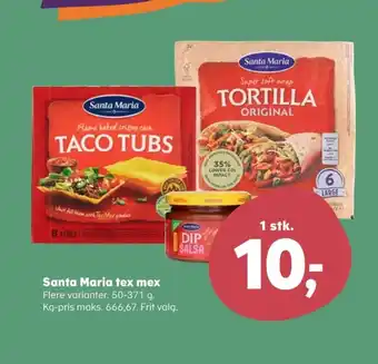 SuperBrugsen Santa maria taco tubs tilbud