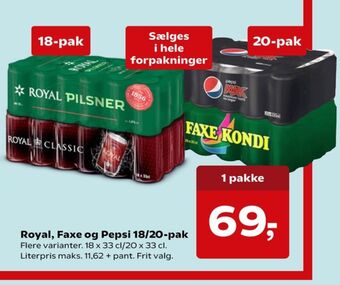 SuperBrugsen Pepsi max cola tilbud