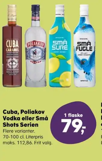 SuperBrugsen Cuba vodka tilbud