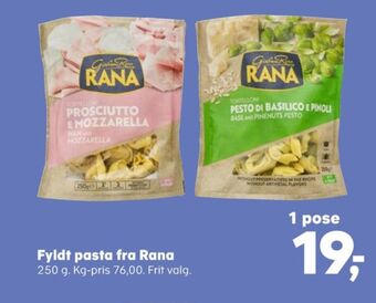 SuperBrugsen Rana pasta tilbud
