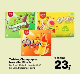 Champagnebrus mini ispinde