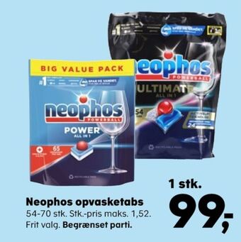 SuperBrugsen Neophos maskinopvask-tabs tilbud