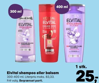 SuperBrugsen Elvital shampoo tilbud