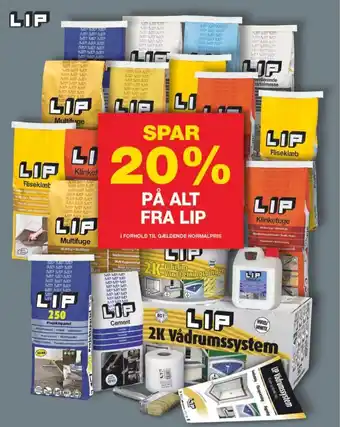 Bauhaus Lip tilbud