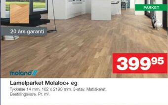 Bauhaus Moland lamelparket tilbud