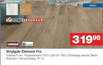 Bauhaus Logoclic vinylgulv tilbud