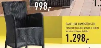 Johannes Fog Cane-line hampsted stol tilbud